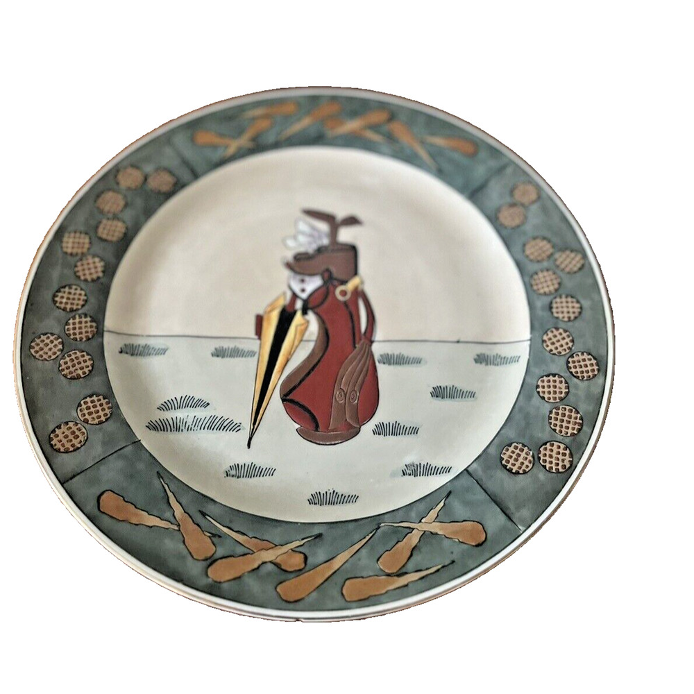 A Quality Product By Oreintal Accent Golf Plate READ